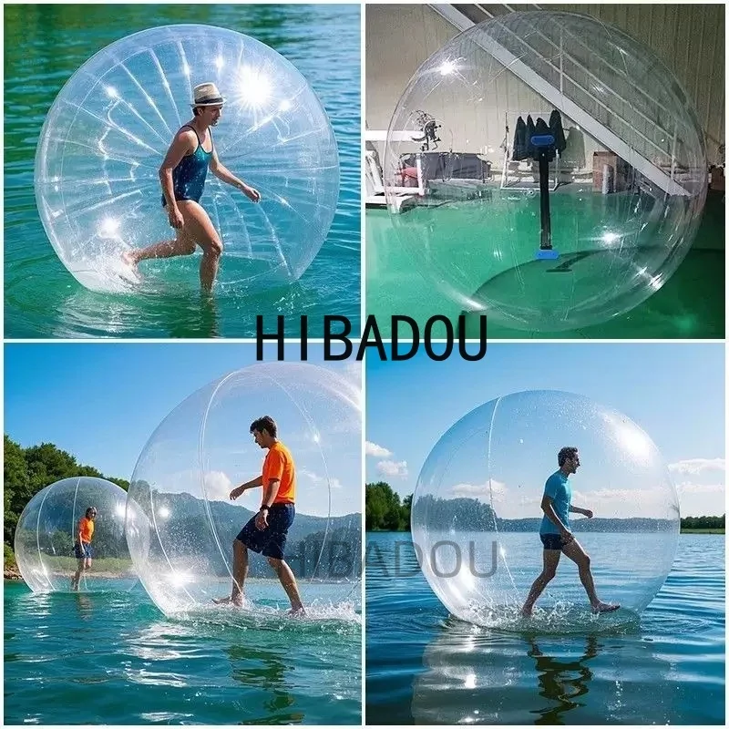 2m Dia TPU Opblaasbare Water Lopen Bal Opblaasbare Water Lopen Bal Zorb Bal Menselijke Hamster Binnen Dacing Bal Uitverkoop
