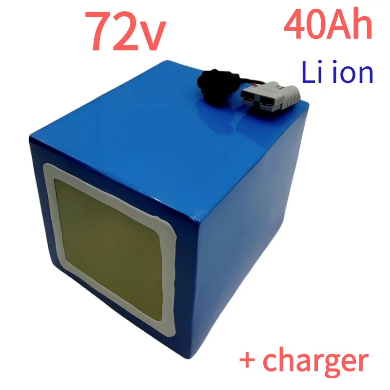 

Литий-ионный аккумулятор 72В 40Ач с Bluetooth и BMS, 5000Вт для электроснегохода, горного велосипеда, трактора, мотоцикла, скутера