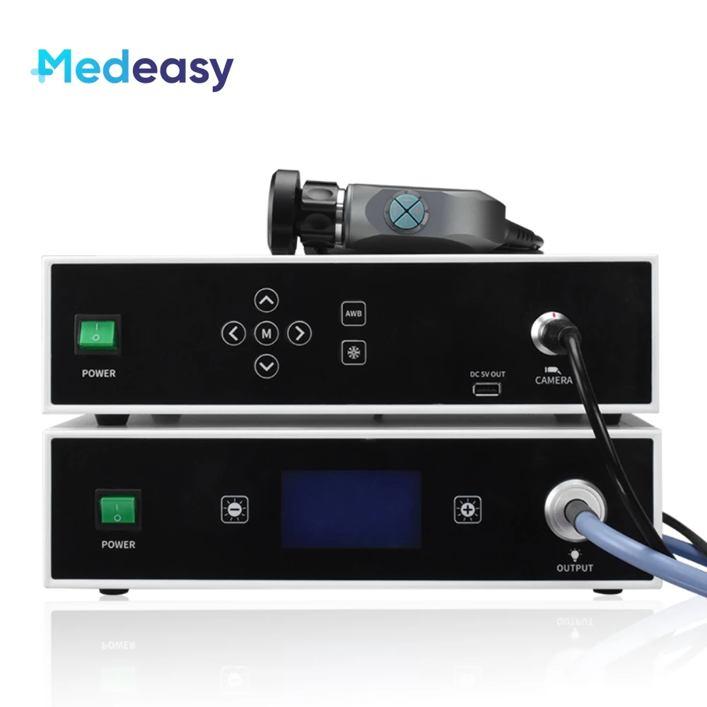 1080P Full HD Endoscope Camera and 100W Led Cold Light Source with 1.8m Fiber Optical Cable