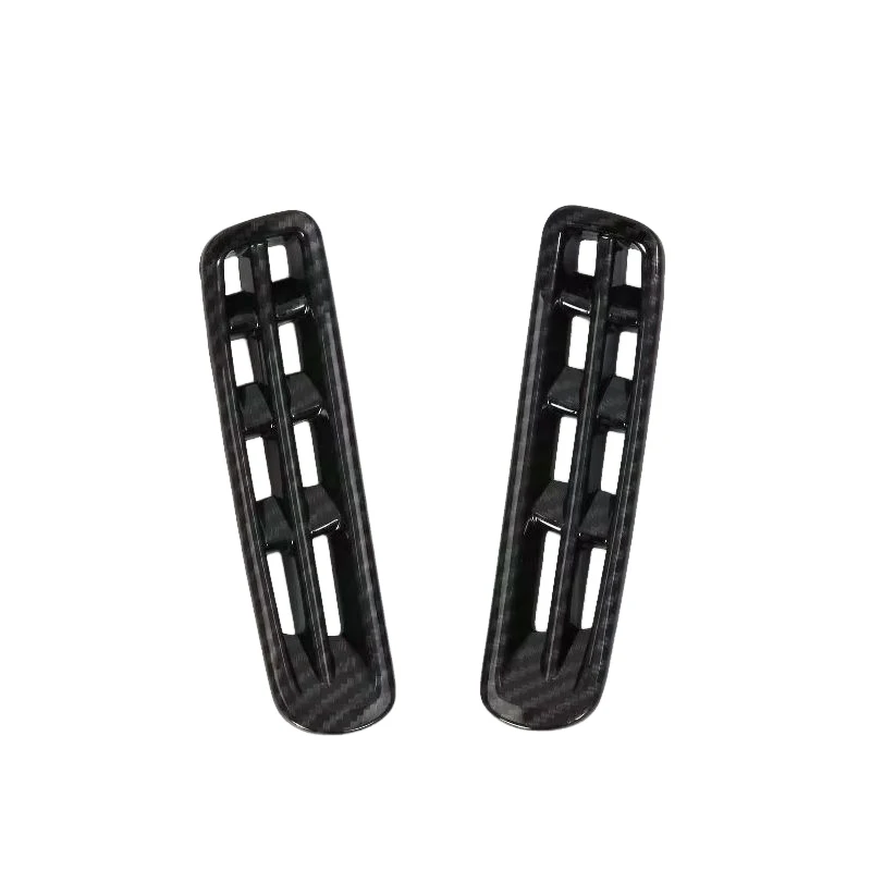 For Ford Focus 2019 2020 2022 2021 MK4 Car Carbon Fiber Style Front Column Air Outlet Cover Accessories Trim