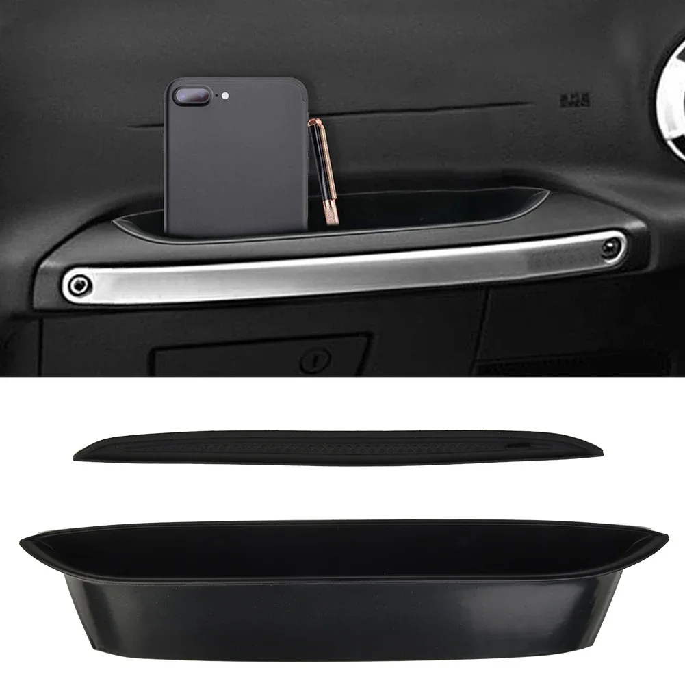 1x High Quality Handle Grab Storage Tray Box For Jeep-Wrangler JK Passenger 2011-2017 To Store Tissues/sunglasses/small Change