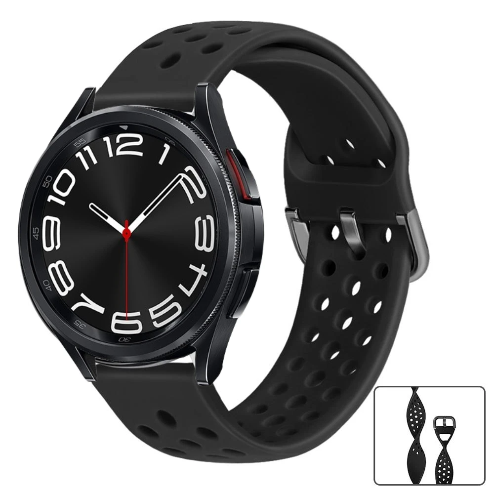 

20mm 22mm Silicone Strap For Samsung Galaxy Watch 6/5/4/3/Huawei Watch 4/3/GT2 Sports Bracelet Wristband Amazfit GTR/GTS 4 band