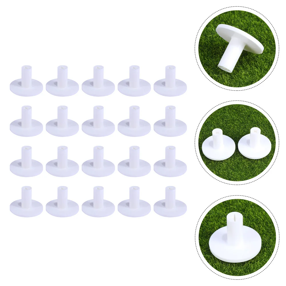 

20 Pcs Accessories Golf Ball Practice Tee Tpr Driving Range Tees Training Golfs Holder