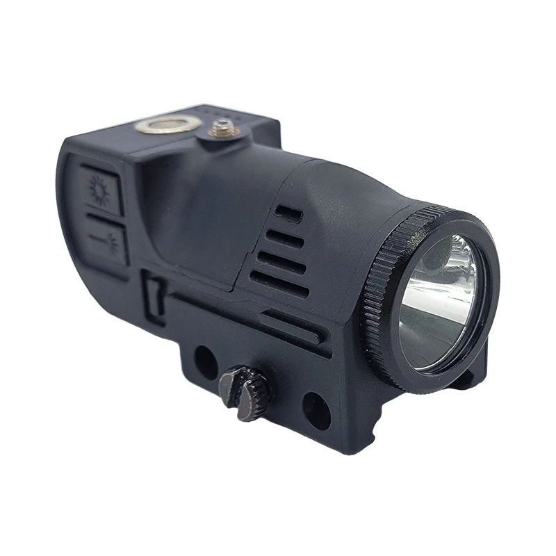 [مصباح يدوي تكتيكي ليزر LED كومبو 400 لومن أحمر/أخضر/أزرق مغناطيسي قابل لإعادة الشحن مصباح يدوي Richfir 20 مم Picatinny Rail. #4