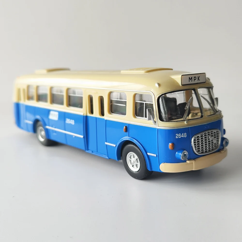 Die-casting 1/43 Scale Bus Skoda Car Bus Poland Bus Toy Collection Car Plastic Simulation Model Children\'s Toy Gift