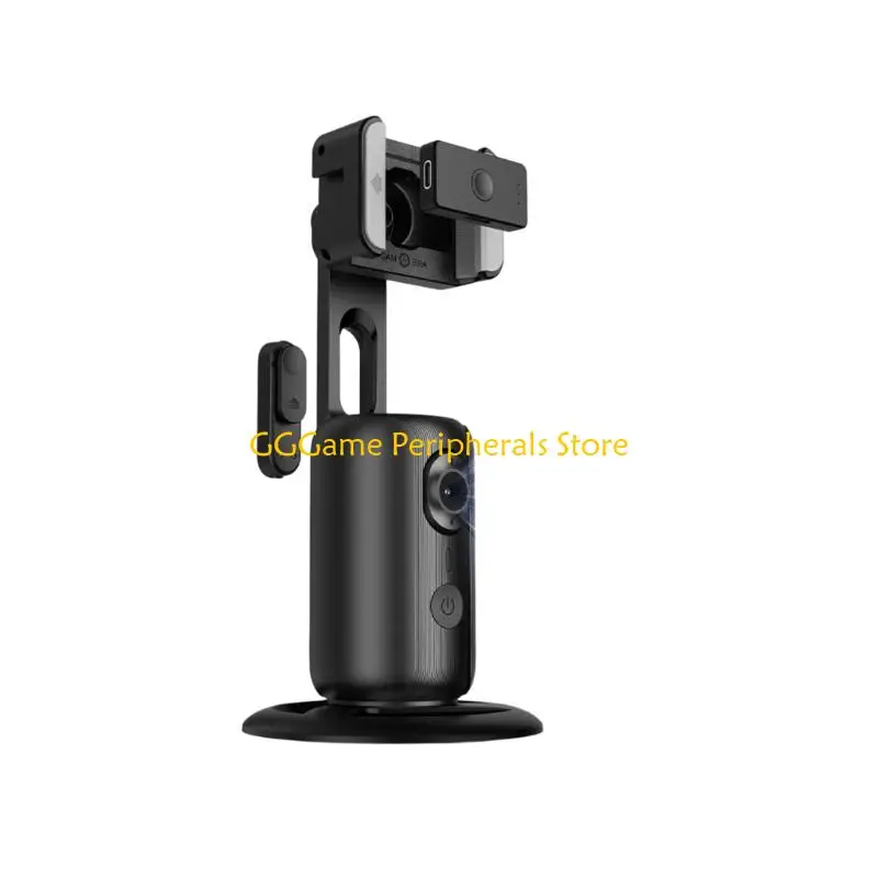 U55B Auto Face Tracking Tripod 360Rotating Phone Holder with Mic For Video Content