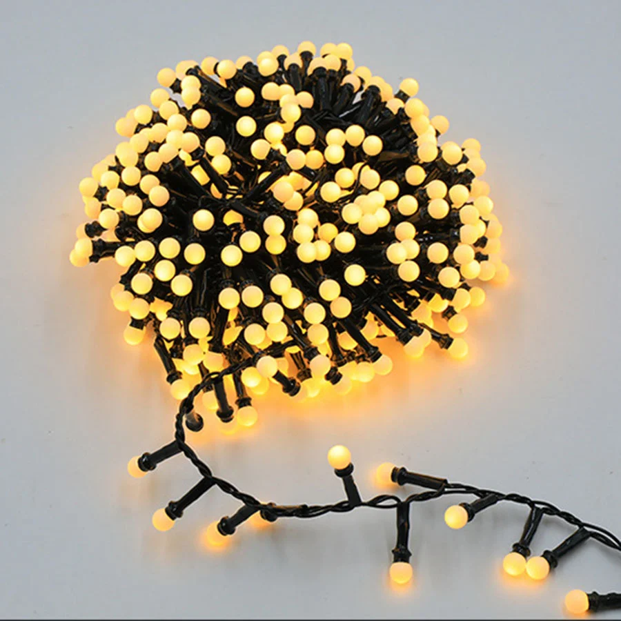 

10M 500 LED Firecracker String Light Plug in Cluster Twinkle Lights 8 Modes Fairy Garland Light for Window Wall Outdoor