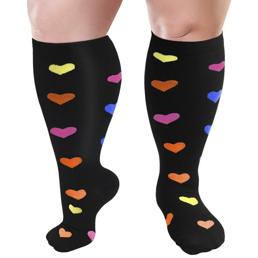 

Plus Size Compression Socks Varicose Veins Knee High Sock Anti Fatigue Pain Relief Sportrs Compression Socks Travel Stocking