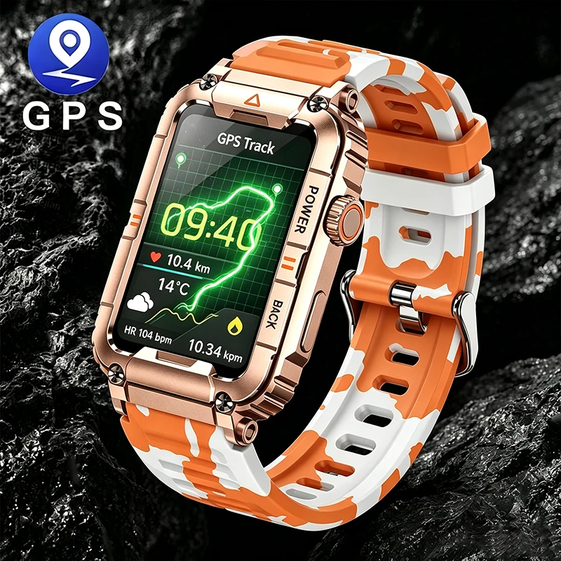 Outdoor Power Hours - Military Outdoor Smart Watch GPS Track