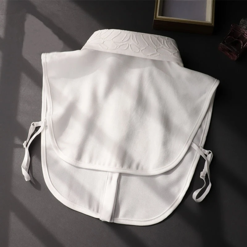 عالية الجودة التلبيب قميص وهمية طوق للنساء انفصال الياقات للرجال التلبيب قلادة كاذبة طوق بلوزة أعلى Nep Kraagie