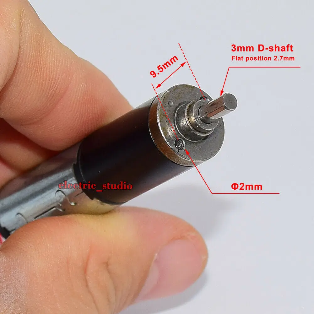 Maxon RE13 Motor Mini 13mm Coreless Planetary Gearbox Gear Motor DC 5V 9V 12V 102RPM High Torque Electric Motor DIY RC Robot Car image 4