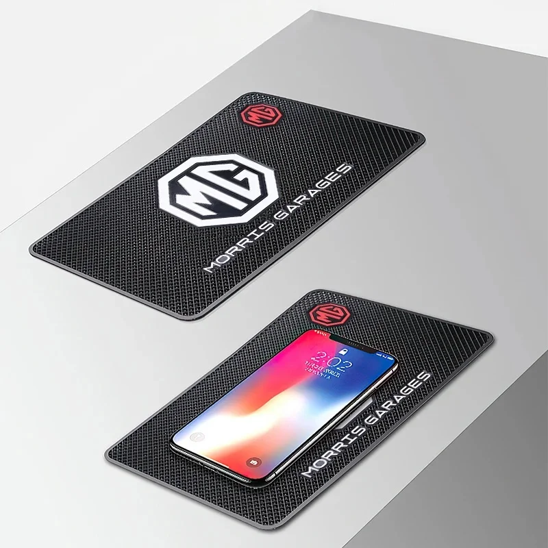 MG Latex Dashboard Anti‑Skid Mat Phone Key Storage Pad Fit MG ZS EV HS EHS PHEV MG3 MG4 MG5 MG6 MG7 GT Z Auto Interior Accessory