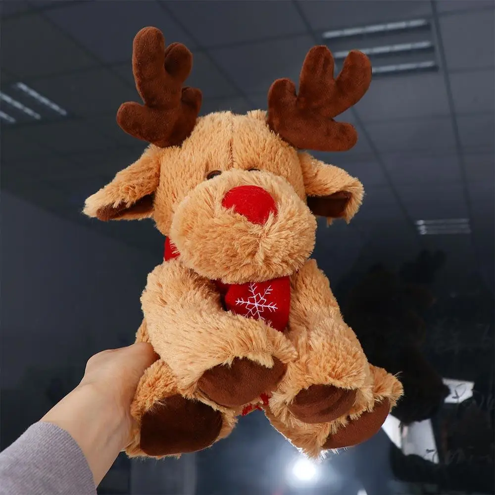 Cute 30cm Reindeer Doll Toys Dolls Accessories Elk Elk Plush Toys Stuffed Toy Christmas Gifts Plush Doll