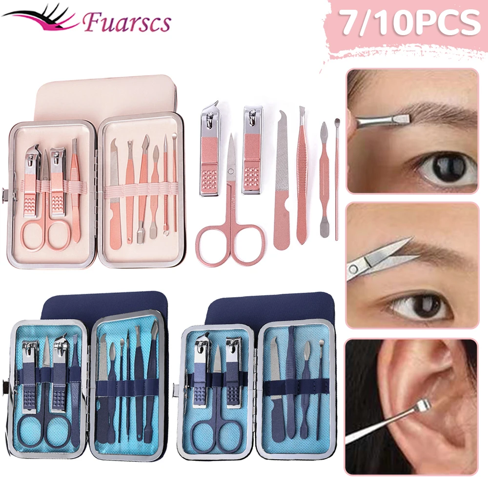 

Nail Clippers Set Nail Cutting Pliers Manicure Cutters Travel Fingernail Cutting Trimmer Toenail Nippers Plier Pedicure Tool