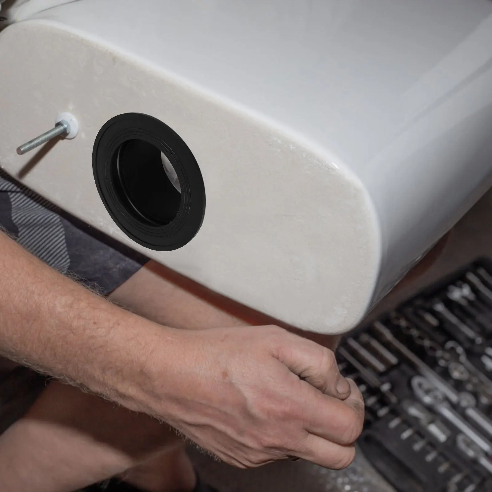 

Уплотнительное кольцо для унитаза с защитой от запаха, утолщенная резиновая прокладка для слива пола в ванной комнате, предотвращение обратного потока, запасные части для унитаза, смыв