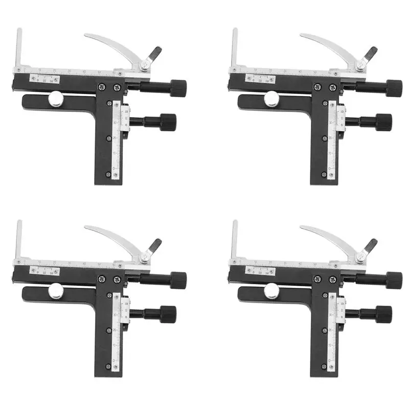 Neuestes Modell 4X Mikroskop mit ansteckbarem mechanischem X-Y-Bewegungstisch und Messschieber mit Skala