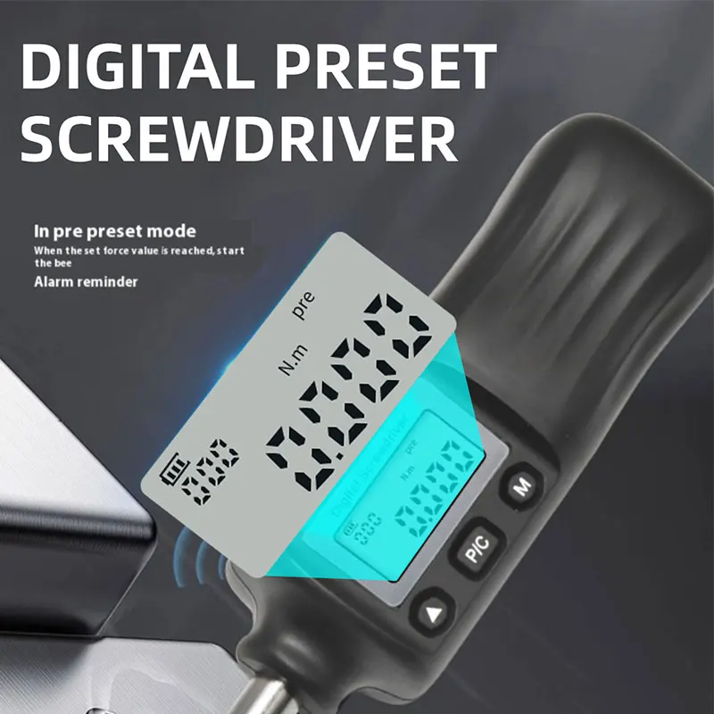 

ANS-P-4 1/4Preset Torque Screwdriver Torque Screwdriver Adjustable Idle Slip Torque Wrench Dynamometer Batch Head Torque Meter