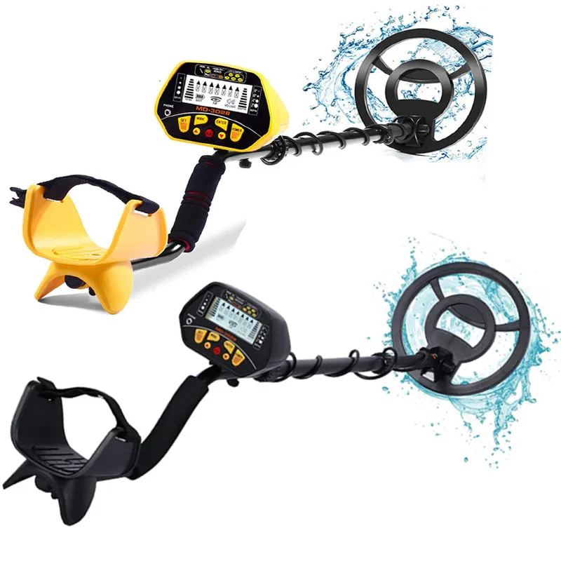 

MD-3028 Underground Metal Detector Gold Finder Treasure Hunter with Large LCD Screen Gold Digger 8.5" Waterproof Search Coil