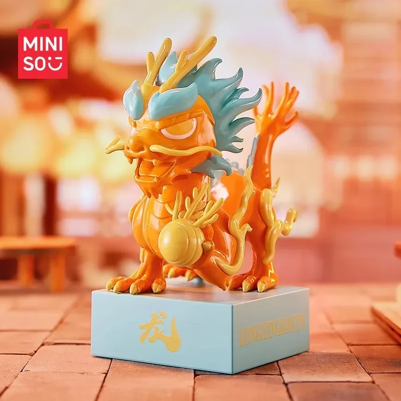 MINISO-Palais de la Ville Interdite, Culture Année du Dragon Xian Rui, Boîte Aveugle, Modèle Chinois, Jouet pour Enfants, Cadeau du Nouvel An