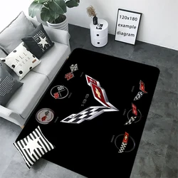 Car Boot Rugs Foot Carpets Entrance Doormat Kawaii Rug Floor Mats Carpet Anti Slip Mat C-Corvettes Home Kitchen Hallway Decor