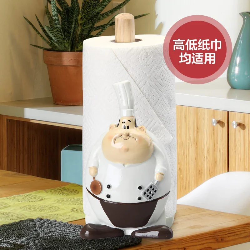 

Kitchen tissue holder hanger napkin holder toilet toilet vertical roll holder cute creative paper storage rack