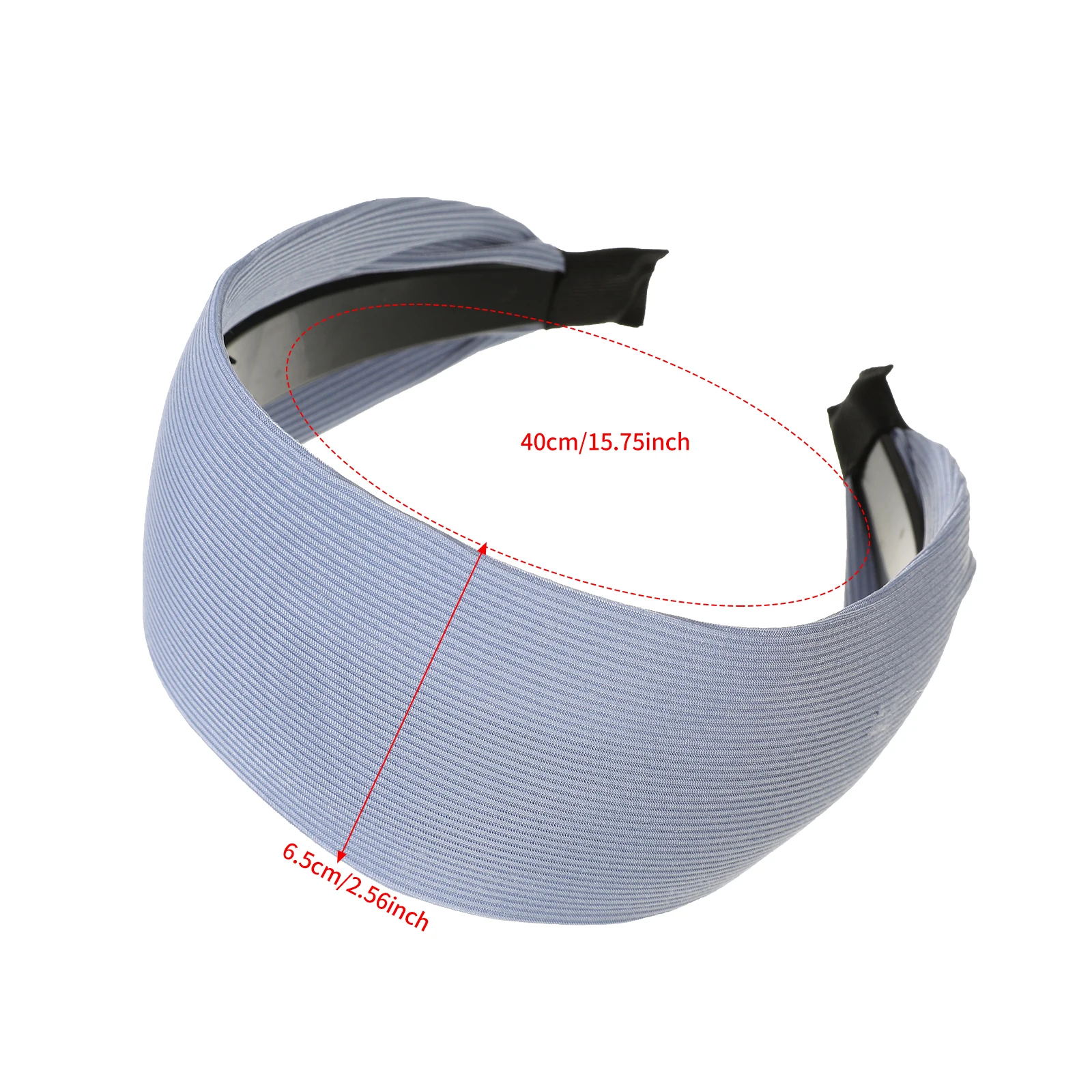 AWAYTR Fascia per capelli liscia in tinta unita Strisce intrecciate Cerchietto per capelli per ragazze Fascia per capelli con bordo largo Accessori per capelli Fascia per capelli