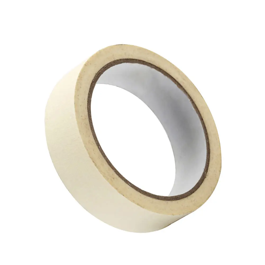 Masking Tape White Rubber Color Separation Mark Sticky Textured Paper For Painting Edges Uv Resistant No Residue Long Use