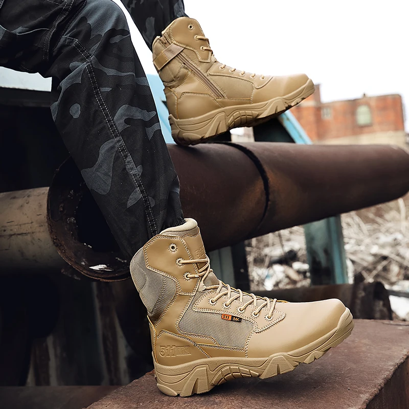 أحذية رجالية كبيرة الحجم للتدريب في الهواء الطلق مقاومة للماء ومضادة للانزلاق للمشي لمسافات طويلة أحذية عالية الجودة للدراجات النارية