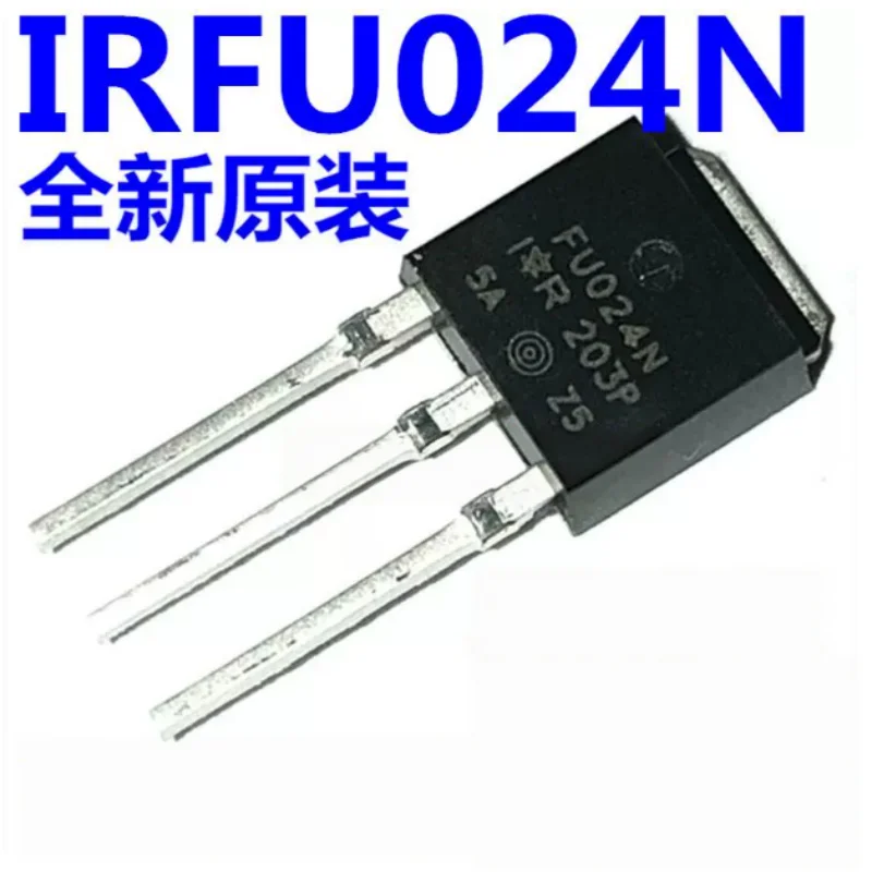 10PCS IRFU024NPBF New Original N-Channel Power MOSFET 55V 17A TO-252 IRFU024N Transistor Electronic Components