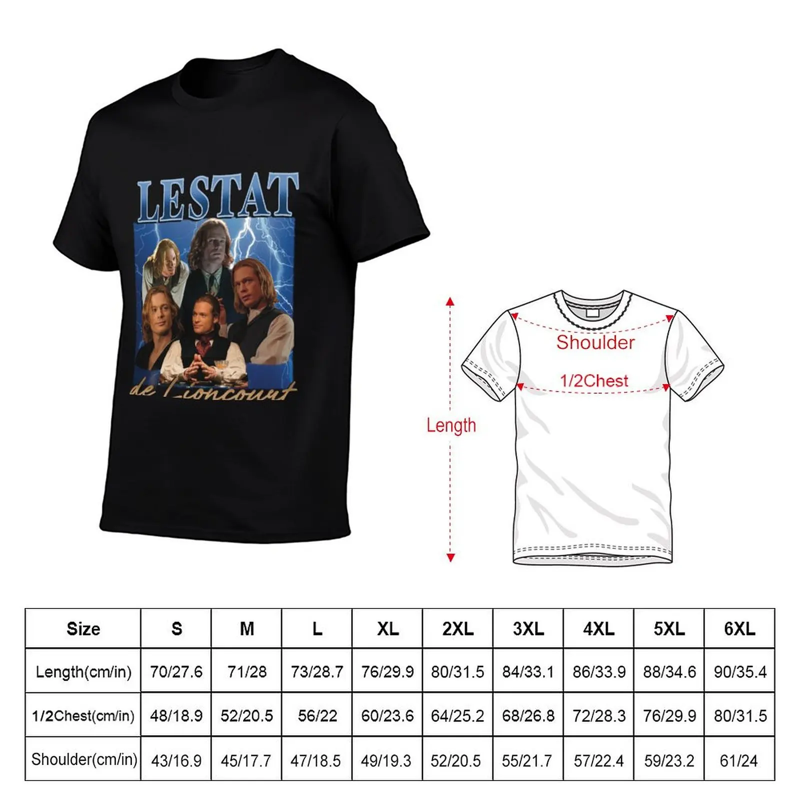 Lestat de Lioncourt 90s Retro Graphic T-Shirt man tshirt man t shirt designer T-Shirt