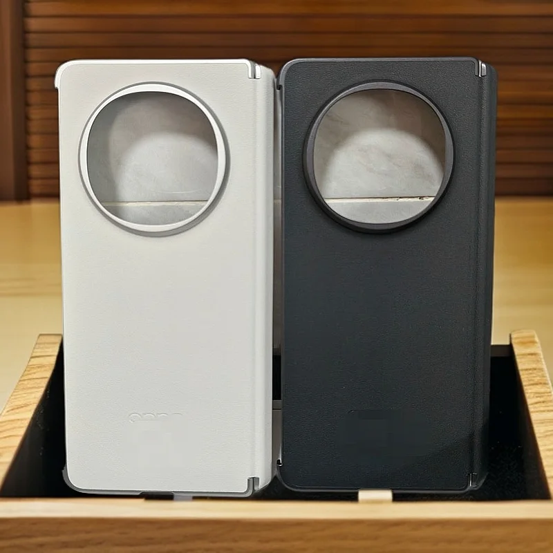 

Original OPPO Find N5 Case Ultra Thin Leather Middle Protection Phone Case Cover For OPPO Find N5