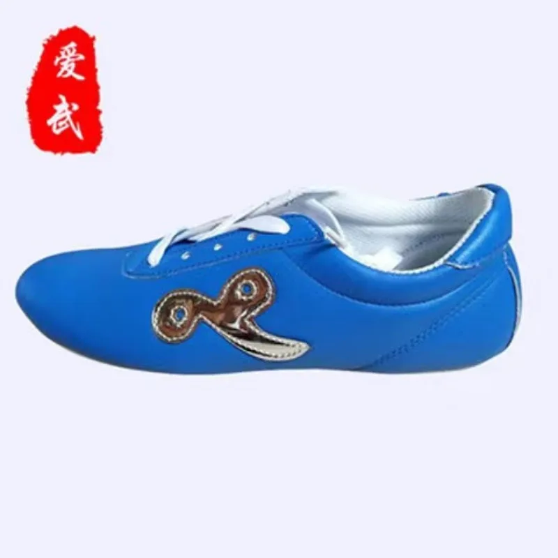 Professional Martial Arts Sneakers Men Women Pu Leather Tai Chi Shoes Couples Comfortable Taekwondo Wushu Shoe Unisex