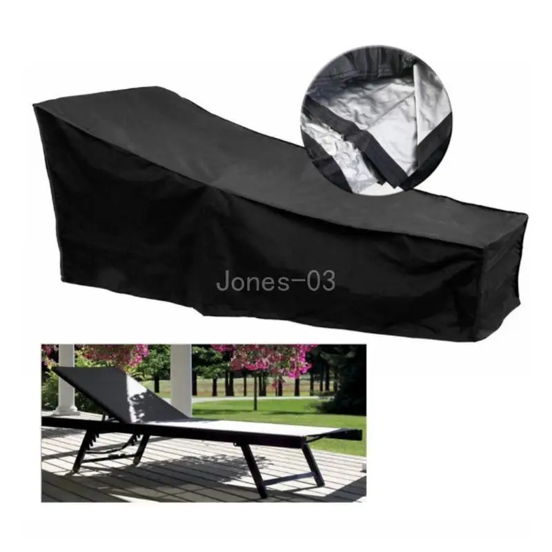 Q6PE Outdoor Garden Sunbed Cover for Sun Lounger Cover Patio Outdoor Chair Recliner Protective Cover Furniture Waterpr