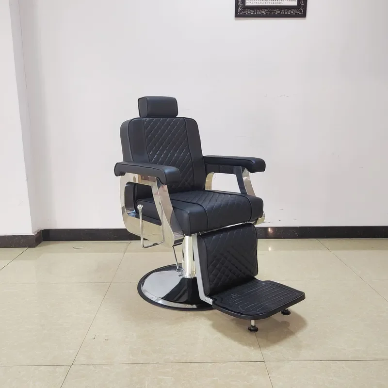 Professional Barber Chair for Hair Salon Hydraulic Lift Swivel Cutting Chair High End Styling Seat Comfortable Reclining