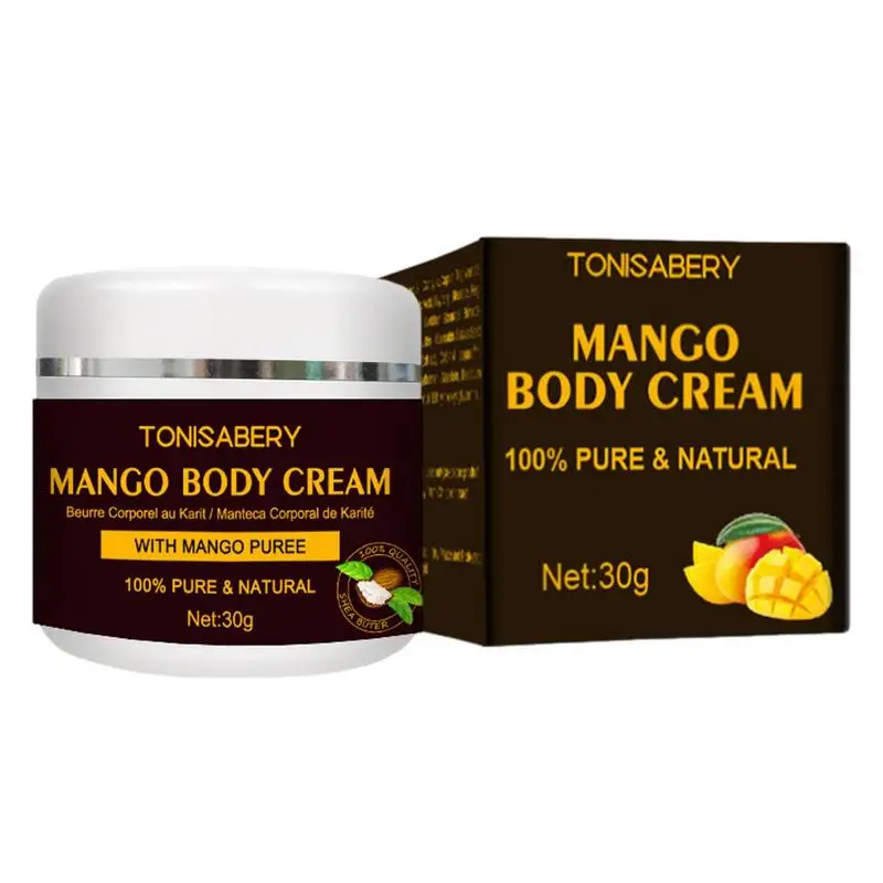 Moisturizing Organic Body Lotion Firming Body Butter With Mango For Dry Skin Extra Moisturizing Mango Butter Body Cream Gel For