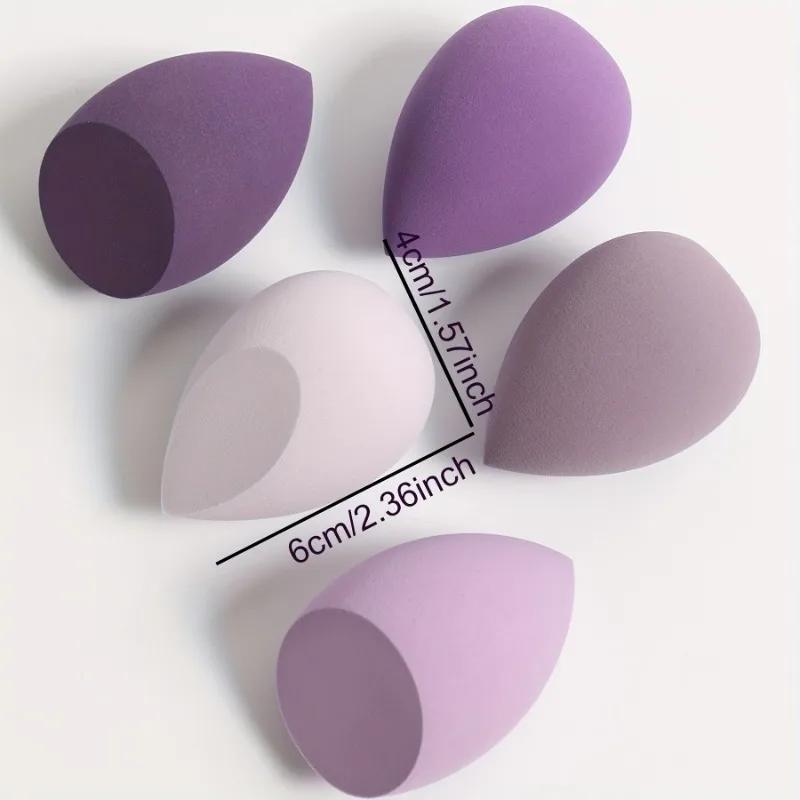 1/7/18PCS Makeup sponge latex free fragrance free makeup sponge wet and dry powderpuff suitable for all skin types random colors