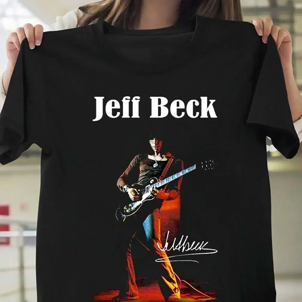 

Jeff Beck Singer Basic Cotton Black T shirt, All Unisex