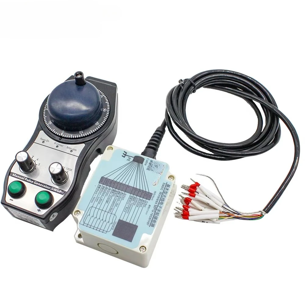 SWGP Wireless MPG Handwheel Encoder XHC CNC Remote Controller for 5 Axis Syntec GSK Masso CNC Milling Machine