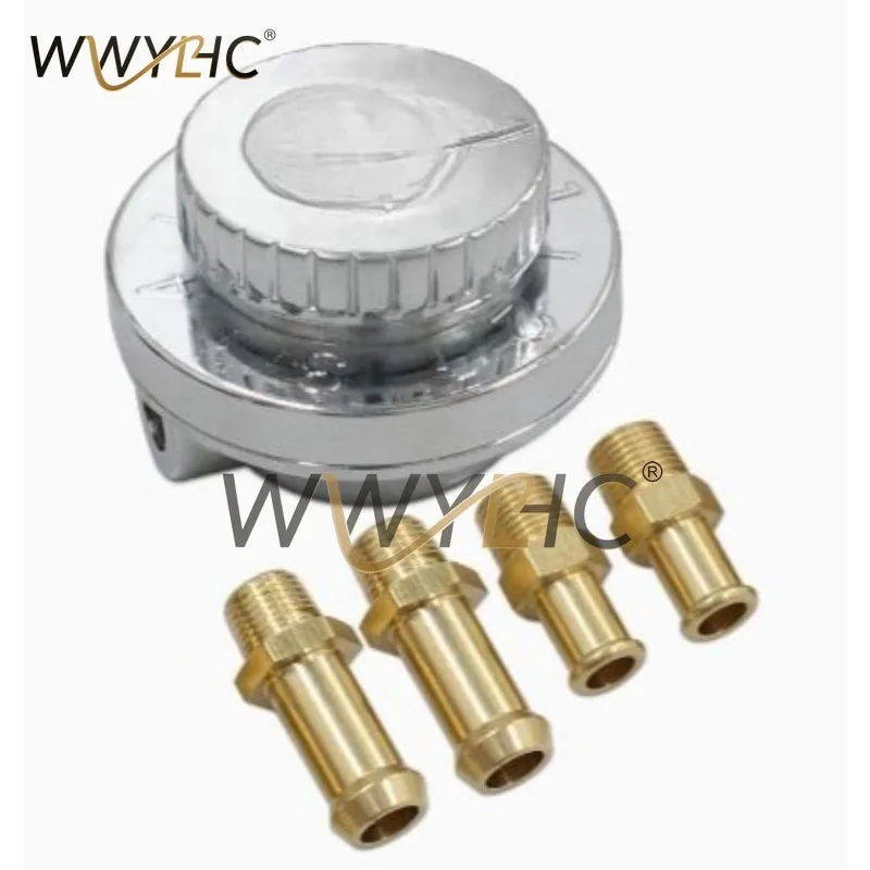 Suitable for 1-5psi Universal Adjustable Fuel Pressure Regulating Valve Engine Carburetor Retrofit Kit 8/10mm