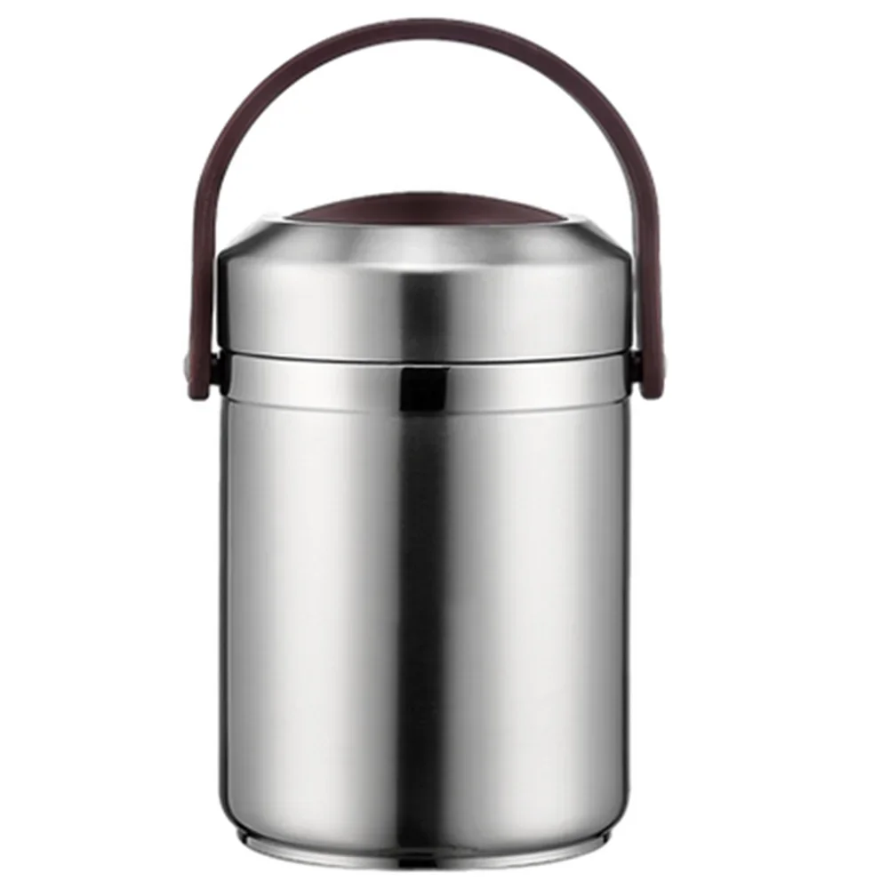 

3L Insulated Lunch Box, Portable Stainless Steel Food Soup Container, Vacuum Bottle, Picnic Thermos Cup