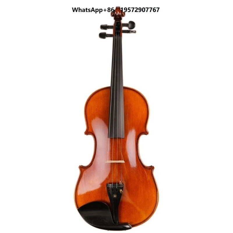 High Quality Violin Handmade Maple Wood Backside Full Size for Performance