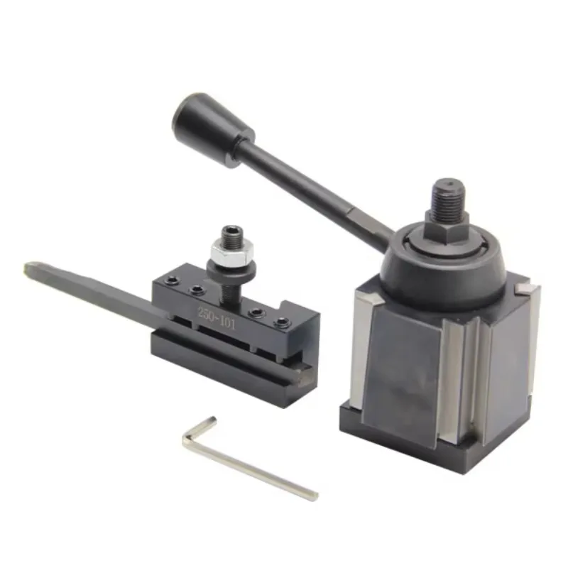 

Manual and CNC Lathes Indexable Quick Change Tool Post and Toolholders Piston Type