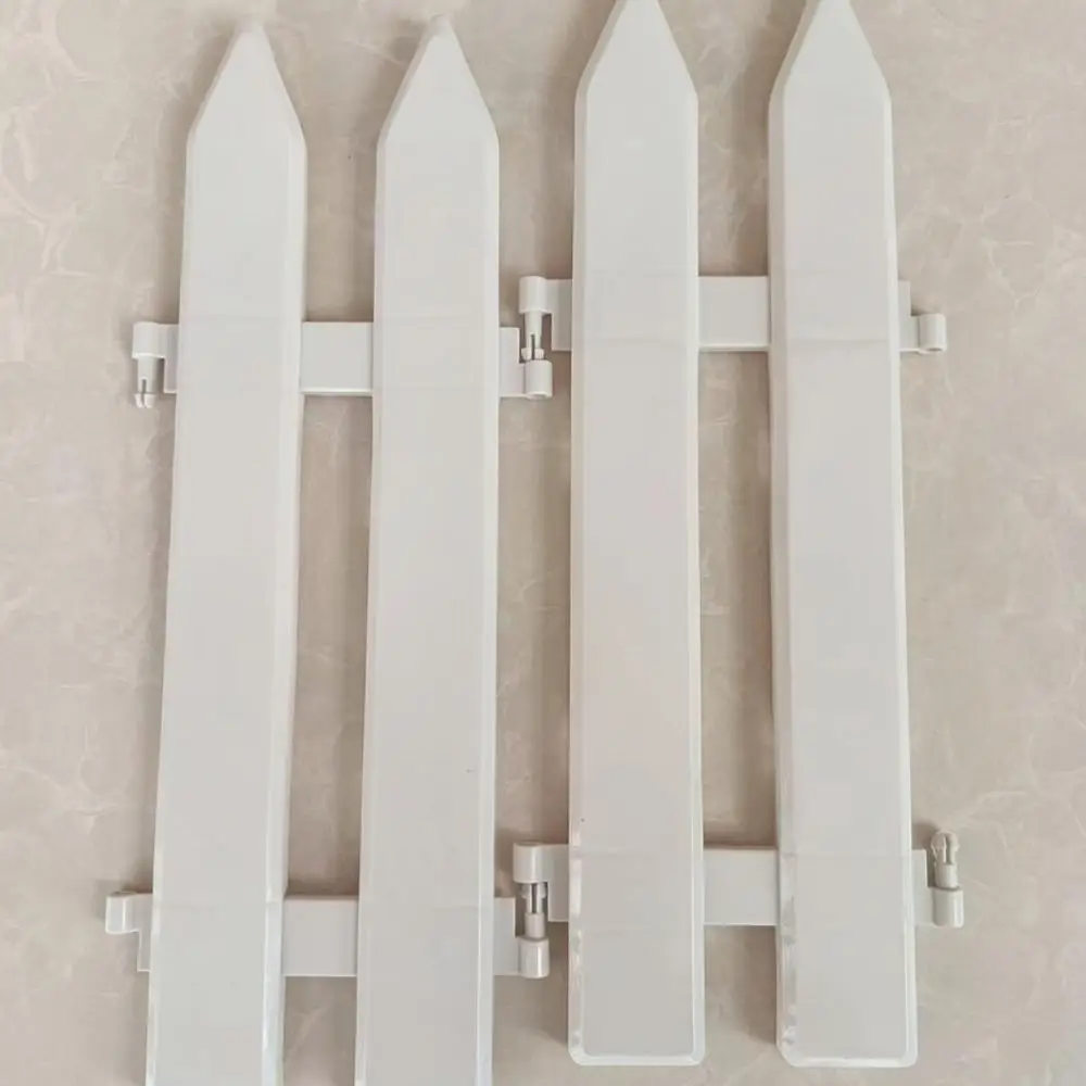 Decorative Plastic Garden Fence Edging For Flower Bed Lawn Yard Outdoor Indoor Minimalist Style Picket Barrier