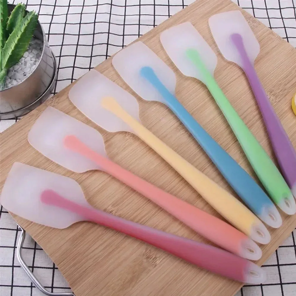 Kitchen Utensils Heat Pastry Mini Resistant Baking Bar Spatula Accessories Bakeware Translucent Cream Silicone Tools