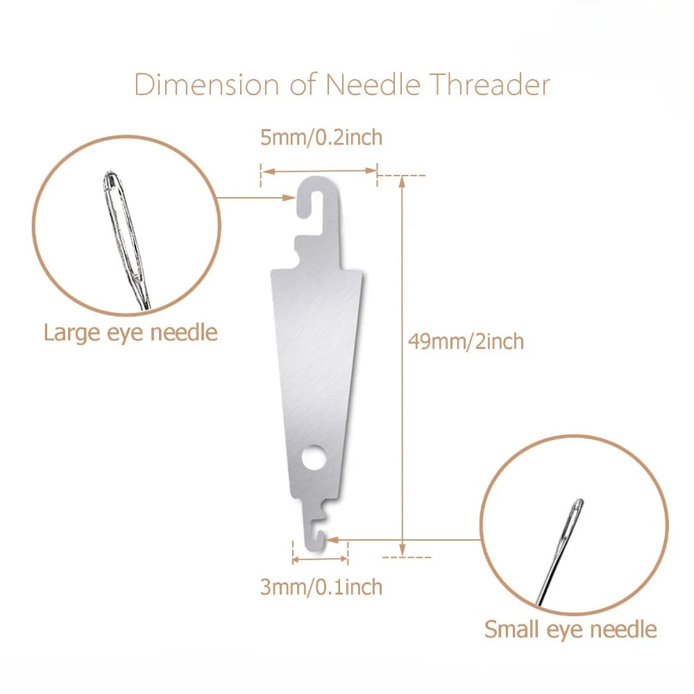 20pcs Stainless Steel Needle Threaders for Hand Sewing/Crafts.