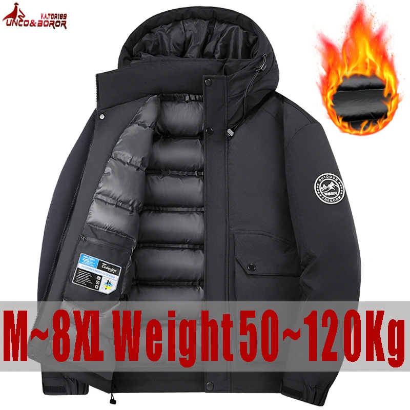 حجم كبير 7XL 8XL الخريف الشتاء سترة للنساء هوديس سميكة في الهواء الطلق سترات واقية متعددة جيب البضائع معاطف سترات الرجال الملابس