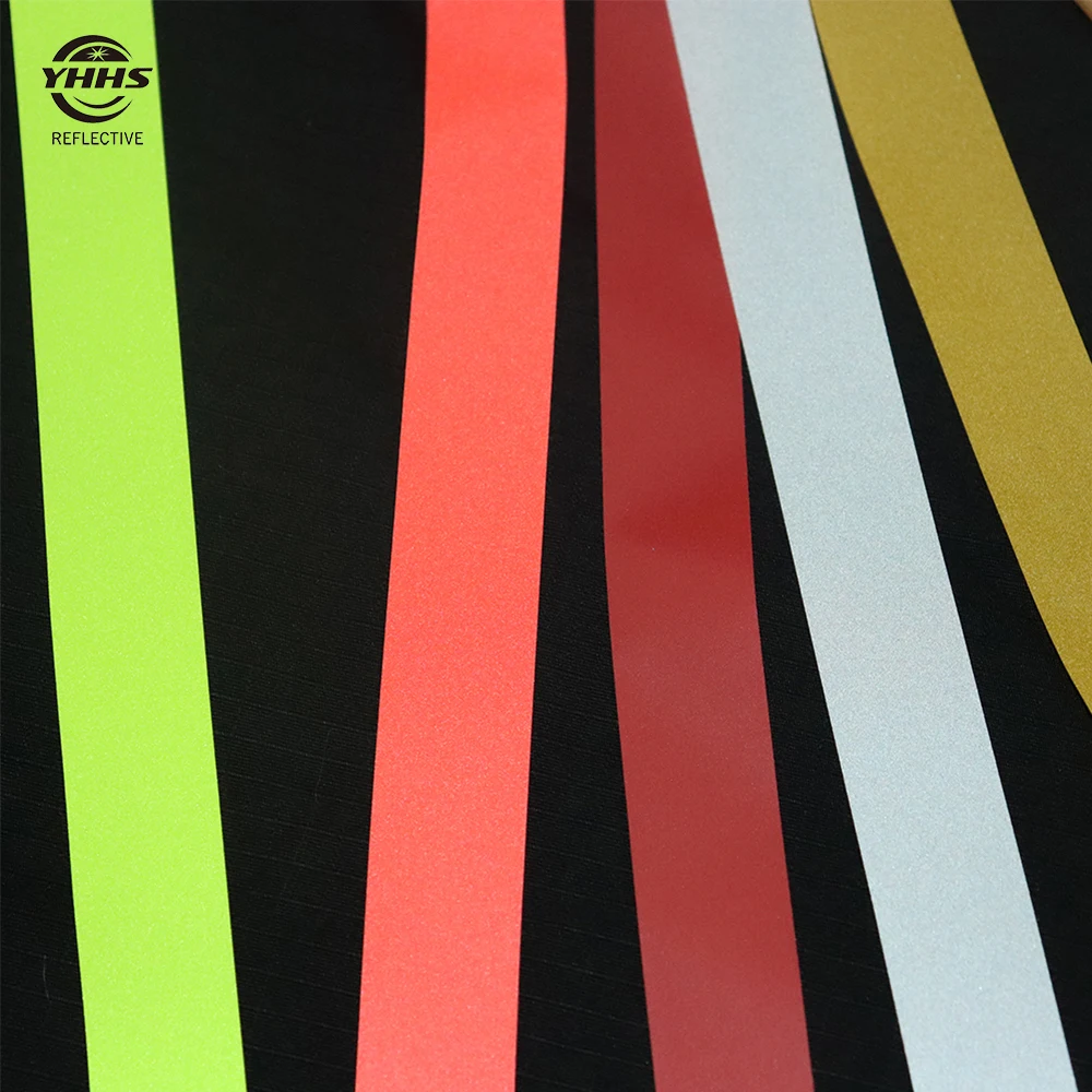 2.5cm Reflective Strip High Visibility Reflector Polyester Fabric Garment Accessories DIY Sewing On Clothes 10meters