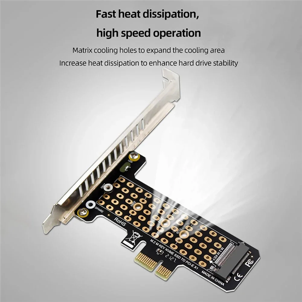 M.2 NVME B&M Key To PCIe 4.0/3.0 X1 x1 X4 x8 x16 interface Adapter Card PC Motherboard For 2230 2242 2260 2280 SSD hard disk