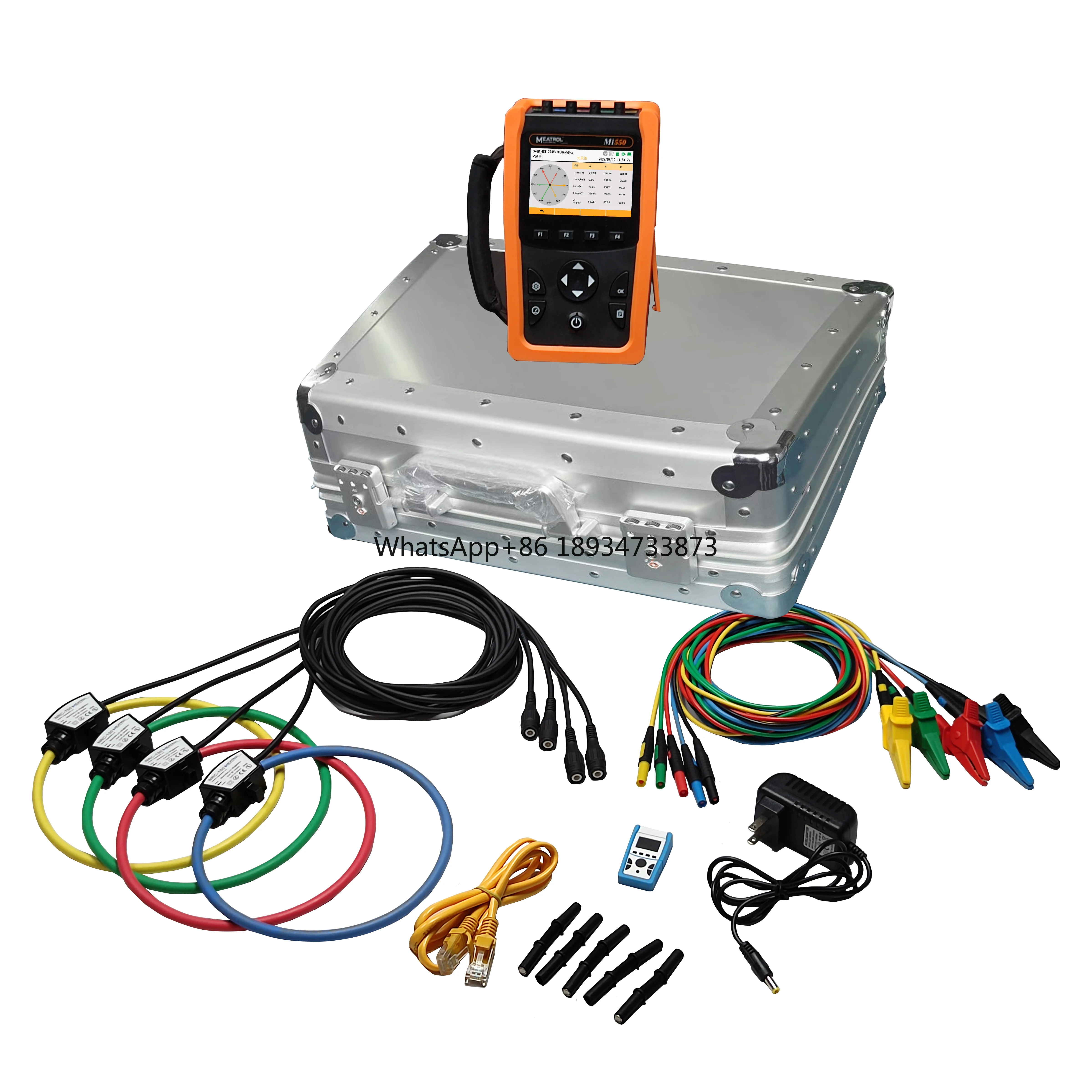 Energy Logger Meter Electric Parameters Harmonics Demand Power Analyzer Rogowksi coil Handheld Energy meter