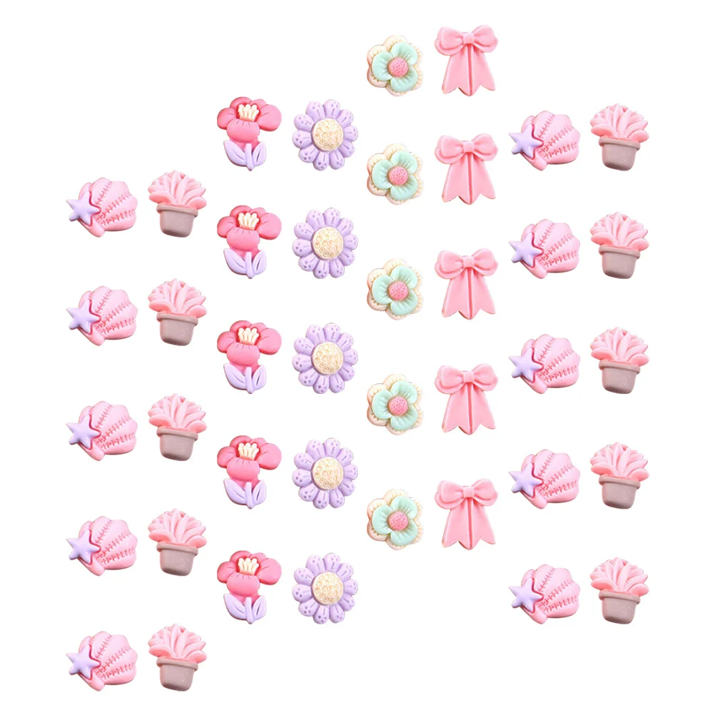 50 stücke Telefon Fall Diy Ornament Harz Dekor Zubehör Kleine Handwerk Diy Prop Kopfschmuck Dekoration Handwerk Machen Liefert Schmuck